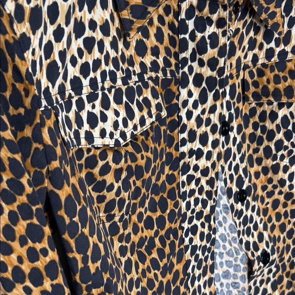 Dolce & Gabbana Animal Print Cheetah Jean Jacket - Picture 2 of 9